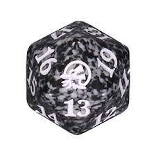 MTG Spin Down Life Counter D20 Dice Innistrad: Midnight Hunt - Black